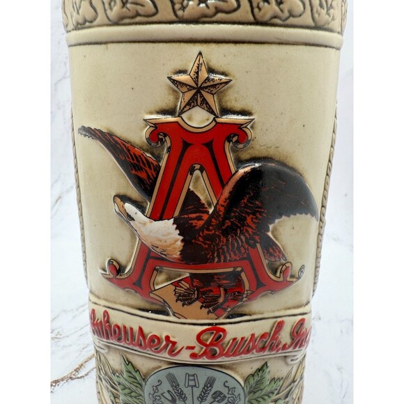 Budweiser Anheuser Busch Beer Stein 32 OZ 10" Limited Edition "G" Series #64834 - Picture 5 of 16